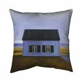 Fondo 20 x 20 in. Blue Barn-Double Sided Print Indoor Pillow FO2791712
